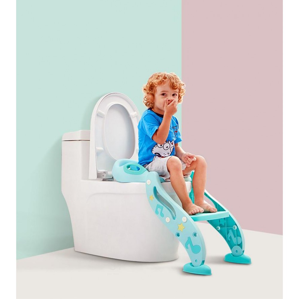 Kids Potty Seat With Ladder/Stairs - 2 in 1