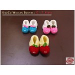 Woolen Booties For 0-12 Months Babies | Unisex