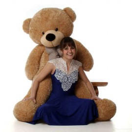 6ft Teddy Bear - Multicolor