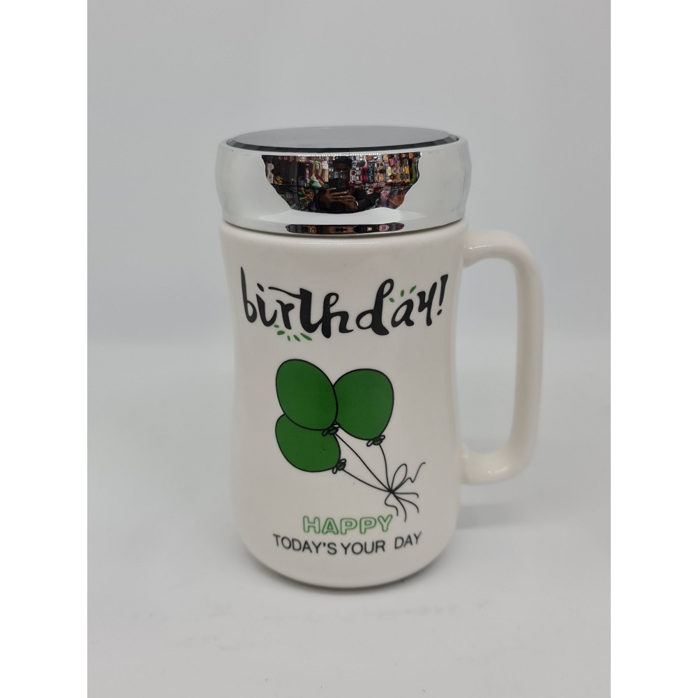 Birthday Mug With Mirror Lid Birthday Mug With Mirror Lid