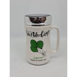 Birthday Mug With Mirror Lid