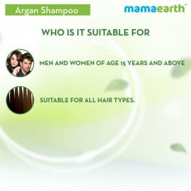 Mamaearth Argan Shampoo with Argan and Apple Cider Vinegar for Frizz-free and Stronger Hair - 250ml Mamaearth Argan Shampoo with Argan and Apple Cider Vinegar for Frizz-free and Stronger Hair - 250ml