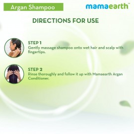 Mamaearth Argan Shampoo with Argan and Apple Cider Vinegar for Frizz-free and Stronger Hair - 250ml Mamaearth Argan Shampoo with Argan and Apple Cider Vinegar for Frizz-free and Stronger Hair - 250ml