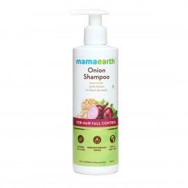 Mamaearth Onion Shampoo with Onion and Plant Keratin for Hair Fall Control - 250ml