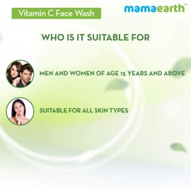 Mamaearth Vitamin C Face Wash with Vitamin C and Turmeric for Skin Illumination - 100ml Mamaearth Vitamin C Face Wash with Vitamin C and Turmeric for Skin Illumination - 100ml