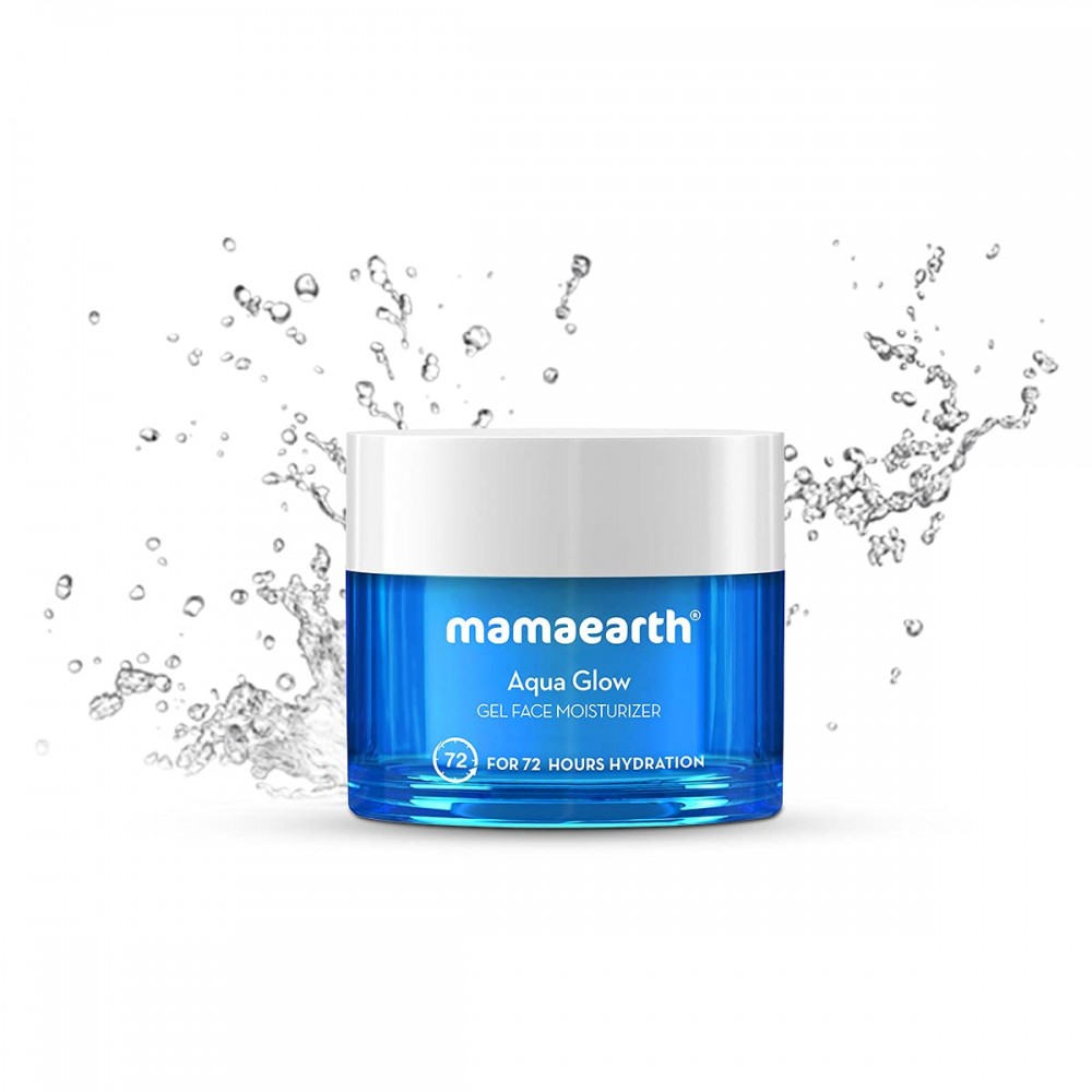 Mama Earth Aqua Glow Gel Face Moisturizer With Himalayan Thermal Water and Hyaluronic Acid- 100ml