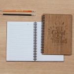 See Good All Times - A5 Notebook | Customized Wooden Cover Notebook
