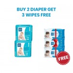 Mee Mee Premium Breathable Baby pants and Wipes combo (MM-3050 S {PK-44} ) (Buy 2 Diapers get 3 Wipes free) Mee Mee Premium Breathable Baby pants and Wipes combo (MM-3050 S {PK-44} ) (Buy 2 Diapers get 3 Wipes free)