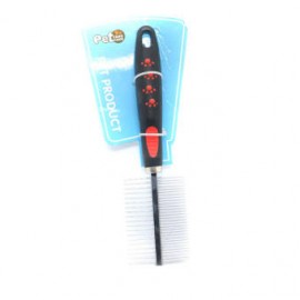 Double Dog Comb - Black/Silver