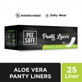 Pee Safe Aloe Vera Panty Liners - Pack of 25