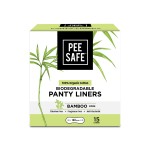 Pee Safe 100% Organic Cotton, Biodegradable Panty Liners - Pack of 15 Pee Safe 100% Organic Cotton, Biodegradable Panty Liners - Pack of 15