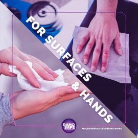 Raho Safe Multi Purpose Cleansing Wipes - Pack of 30 Sachets Raho Safe Multi Purpose Cleansing Wipes - Pack of 30 Sachets