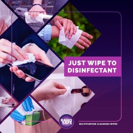 Raho Safe Multi Purpose Cleansing Wipes - Pack of 30 Sachets Raho Safe Multi Purpose Cleansing Wipes - Pack of 30 Sachets