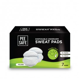 Pee Safe Folded Disposable Underarm Sweat Pads - Pack of 14