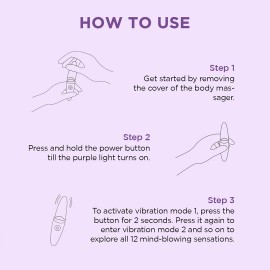 Pee Safe Domina Handheld Full Body Massager