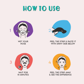 FURR By Pee Safe Charcoal Nose Strips - 3N | Reduces Blackheads, Oil and Dirt | Aloe Vera and Tea Tree Infused