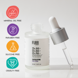 FURR Exfoliating Face Serum - 30ML (25% AHA, 02% BHA & 02% PHA) FURR Exfoliating Face Serum - 30ML (25% AHA, 02% BHA & 02% PHA)