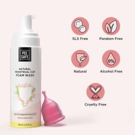 Pee Safe Natural Menstrual Cup Foam Wash - 50 ML