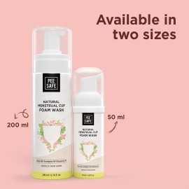 Pee Safe Natural Menstrual Cup Foam Wash - 50 ML