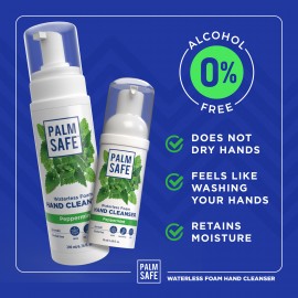 Palm Safe Ayurvedic Foam Based Alcohol-Free Cleanser - 200 ML Palm Safe Ayurvedic Foam Based Alcohol-Free Cleanser - 200 ML