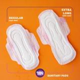 Raho Safe Sanitary Pad Extra Long with Biodegradable Disposable Bags - Pack of 6