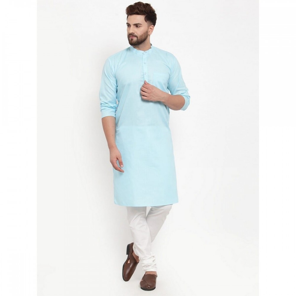 Men's Cotton Straight Kurta