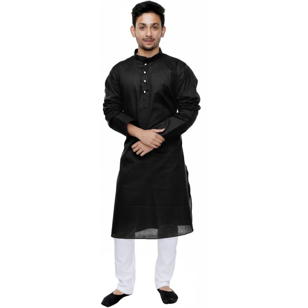 Men's Cotton Straight Kurta - Payjama Ethnic Style