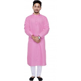 Men's Cotton Straight Kurta - Payjama Ethnic Style