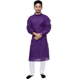 Men's Cotton Straight Kurta - Payjama Ethnic Style