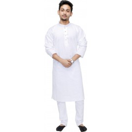 Men's Cotton Straight Kurta - Payjama Ethnic Style