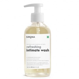 Sirona Natural pH balanced Intimate Wash with 5 Magical Herbs & No Chemical Actives - 200 ml