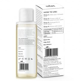 Sirona Natural pH balanced Intimate Wash with 5 Magical Herbs & No Chemical Actives - 200 ml