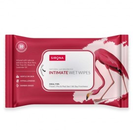 Sirona pH Balanced Bamboo Intimate Wipes - 30 Wipes (Pack of 2)