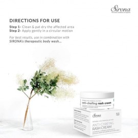 Sirona Natural Anti Chafing Rash Cream | 5 Magical Herbs - 25 Gm