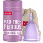 Sirona Reusable Menstrual Cup with FDA Compliant Medical Grade Silicone - Large Sirona Reusable Menstrual Cup with FDA Compliant Medical Grade Silicone - Large