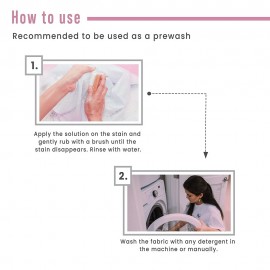 Sirona Antibacterial Period Stain Remover - 80gm | FREE Mini Laundry Brush