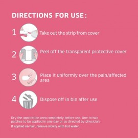 Sirona Period Pain Relief Patches - 5 Patches (1 Pack - 5 Patches Each) Sirona Period Pain Relief Patches - 5 Patches (1 Pack - 5 Patches Each)