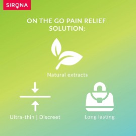 Sirona Teens Period Pain Relief Patches with Hydrogel Properties - 5 Patches