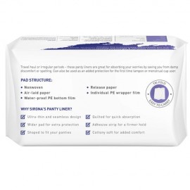 Sirona Ultra-Thin Premium Panty Liners (Regular Flow), 60 Counts - Small