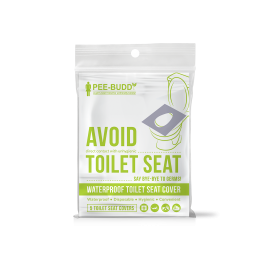 PeeBuddy Waterproof Toilet Seat Covers - 5 Sheets