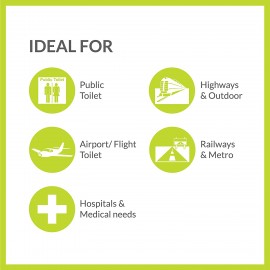 PeeBuddy Waterproof Toilet Seat Covers - 5 Sheets PeeBuddy Waterproof Toilet Seat Covers - 5 Sheets