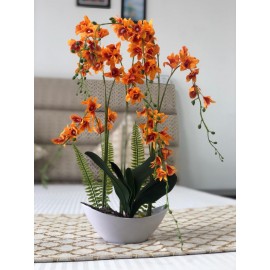 Orange Flower For Home & Interior Décor - Artificial Plant