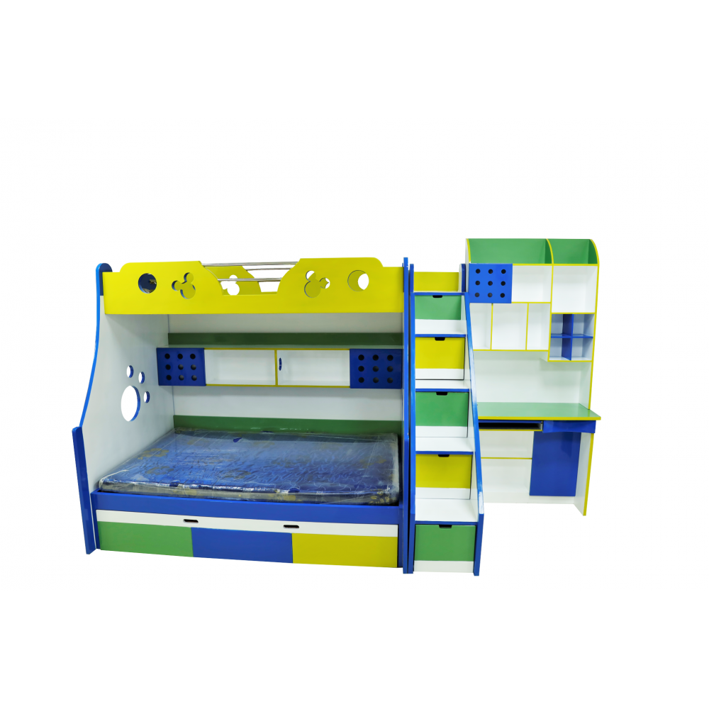 Children Bed Set With Study Table