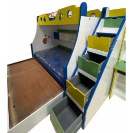Children Bed Set With Study Table