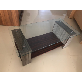 Fancy Glass Top Coffee Table - 10mm Glass Top
