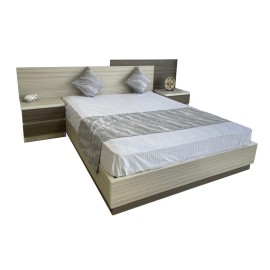 Queen Size Luxury Bed With 2 Side Tables
