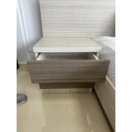 Queen Size Luxury Bed With 2 Side Tables