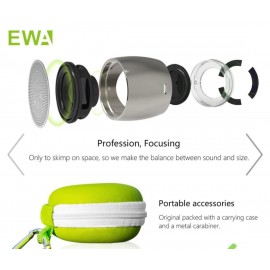 EWA A103 Bluetooth Mini Speaker With Enhanced Impactive Bass EWA A103 Bluetooth Mini Speaker With Enhanced Impactive Bass
