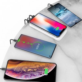 HOCO Mobile Power Bank “J56 Sea power” With Wireless Charging USB & Type-C Output - 10000mAh HOCO Mobile Power Bank “J56 Sea power” With Wireless Charging USB & Type-C Output - 10000mAh
