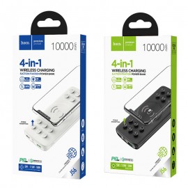 HOCO Mobile Power Bank “J56 Sea power” With Wireless Charging USB & Type-C Output - 10000mAh HOCO Mobile Power Bank “J56 Sea power” With Wireless Charging USB & Type-C Output - 10000mAh